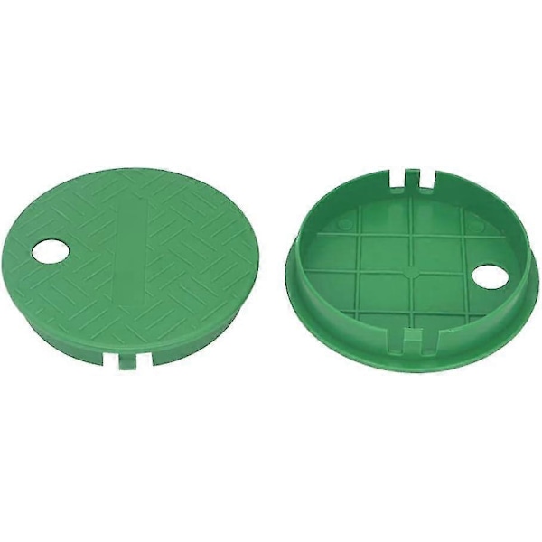 2-pack ID 5,5\" OD 6\" Ventilboxlock för Sprinkler System Bevattning Cirkulär Ventil