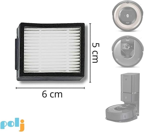 Sett med 3 kompatible filtre for iRobot Roomba E5 - I7 - I7 Plus