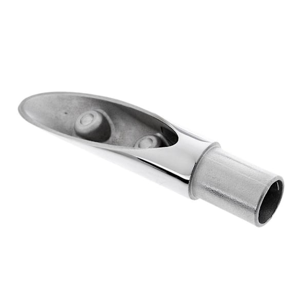 19mm 316 Rustfrit Stål Rælingsende Rørfitting til Båd Gelænder (C)