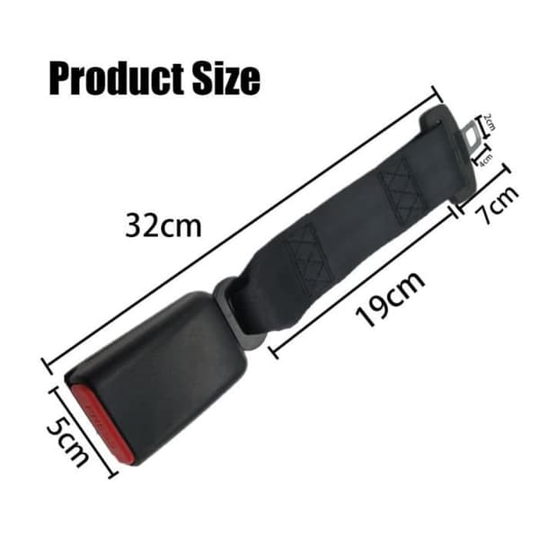 Bildele, 32 cm, kompatibel med 95 % af biler (sort)[YJD]