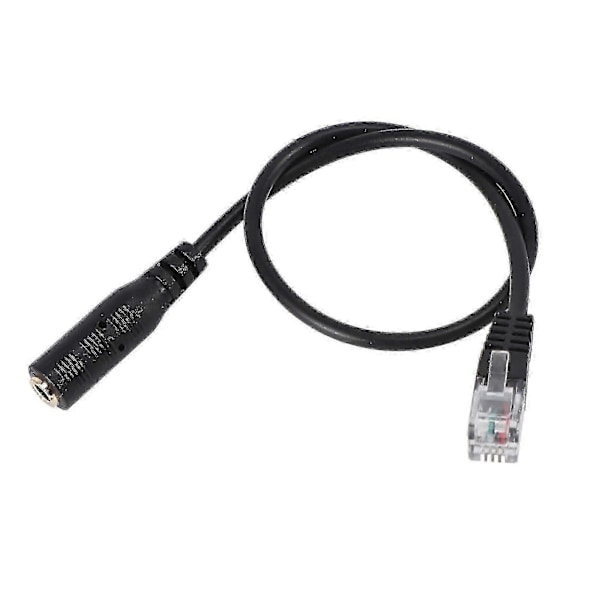 3,5 mm til RJ9 Adapterkabel for Kontortelefon Headset (C)