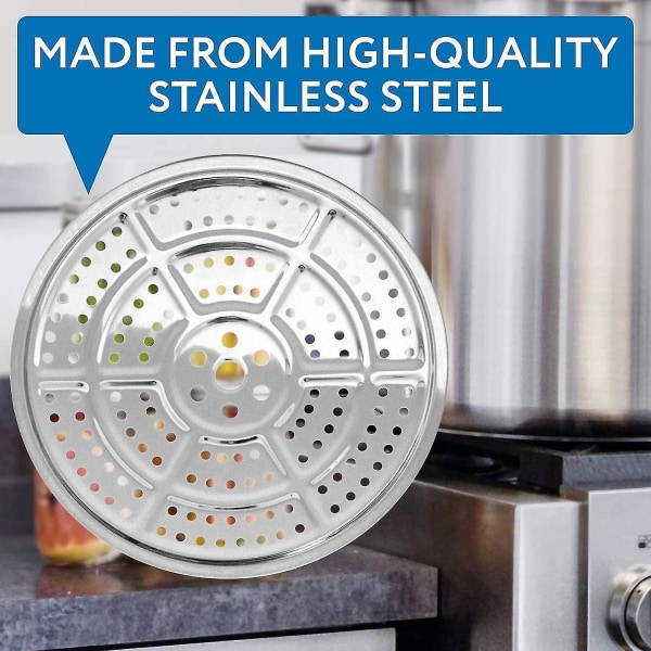 2-pak 28cm Tryk-koger/Konserverings-stativ - Rustfrit Stål[C]