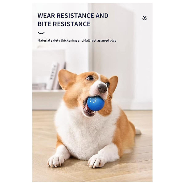 Automatisk Rullande Boll Katt Leksak Smart Interaktiv Hund Leksaker Bollar Laddningsbara Husdjur Berikning Leksaker Bita Resistent