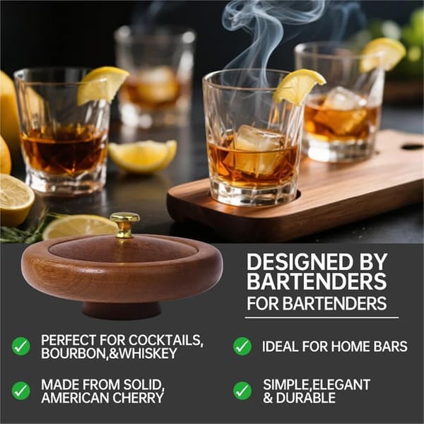 Whiskey Bourbon Old Fashioned Cocktail Ryger Sæt til Mænd Fars Dags Gave[C]