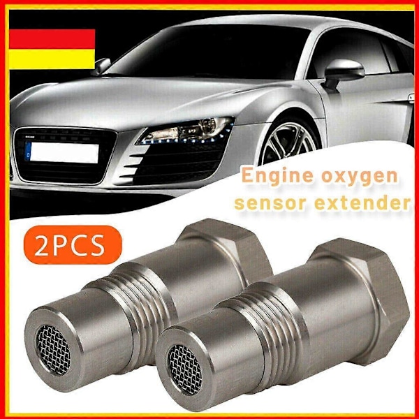 2x O2 Simulaattori Anturi Lambda-anturi Auton Lambda Eliminaattori Spacer Metalli Cat Lambda (HYYC)