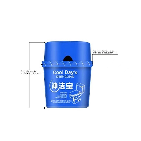Toilet Cisternrenser Loo Freshener 2000 Flush Plet &amp; Kalkfjerner