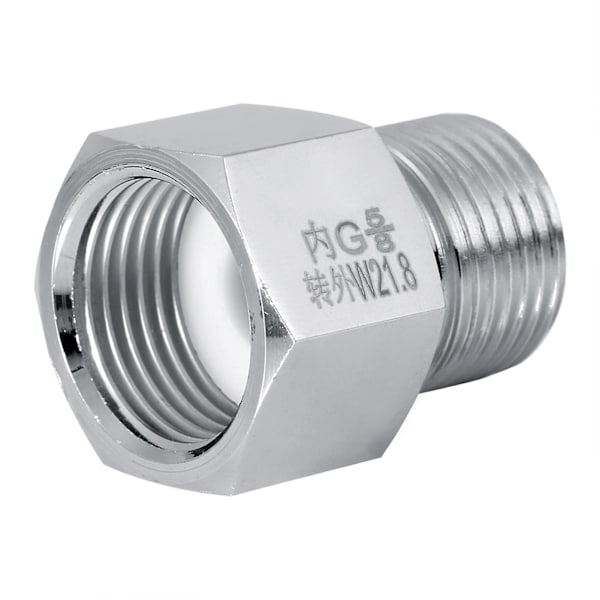 CO2 Regulator Sylinderadapter Konverter Hane W21.8 til Hunn G5/8 for Akvarium