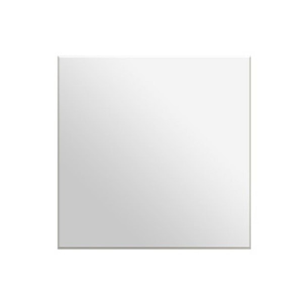 Självhäftande Akryl Spegelplattor Väggdekaler 1MM Tjock Ramlös Spegel[C] Silver L