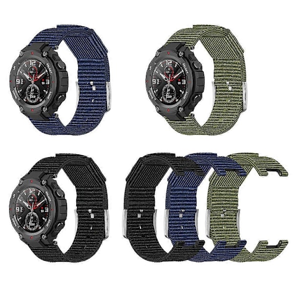 Ersättningsarmband för Amazfit T Rex Smartwatch Mjuk Andningsbar Svettbeständig Hudvänlig Rem med Installationsverktyg