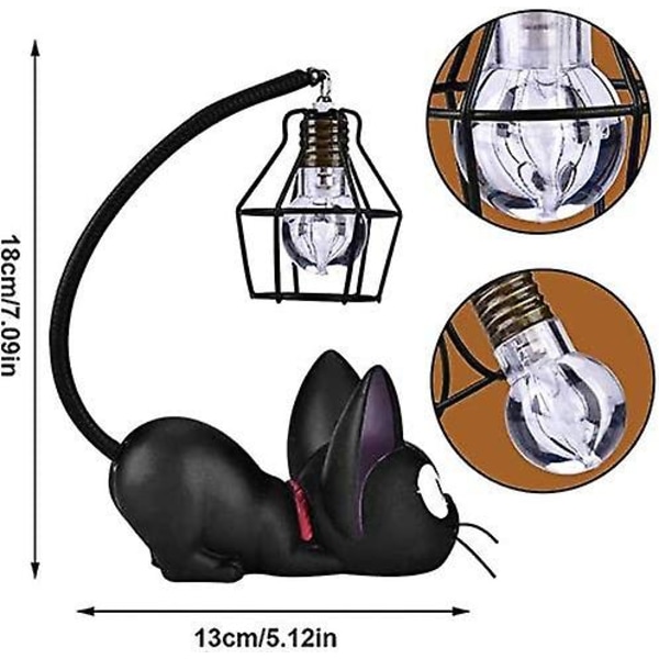 2024 Hartslampa i Resin med Kiki's Katter Kreativ Nattlampa [C]