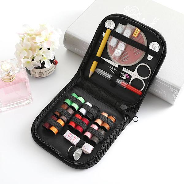 FR-004 - Set med Sytillbehör i Väska | Sybehör multifärg one size