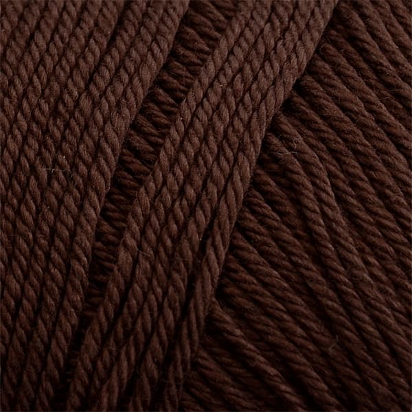 2 st. nystan Merc. 8/4 Virkgarn Brun Brun one size