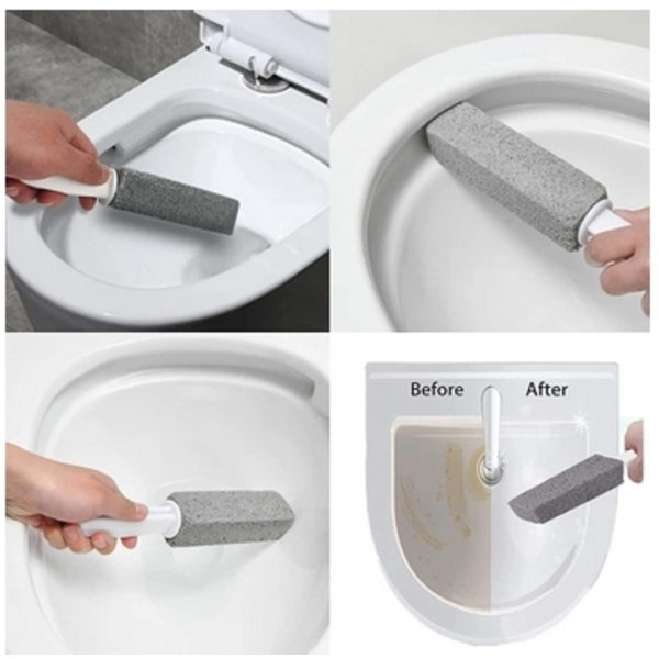 3-pack Pimpsten toalettborste Hushålls toalettskål Rengöring Limesc 3.8*3.8*23.5CM