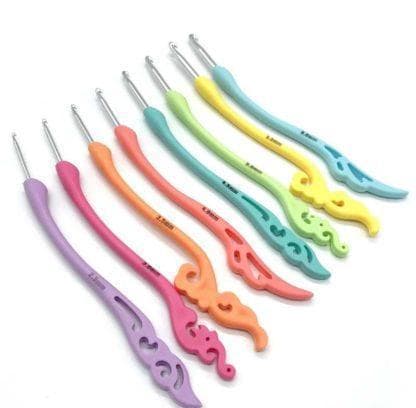 Set med 8 st. virknålar - Art handle