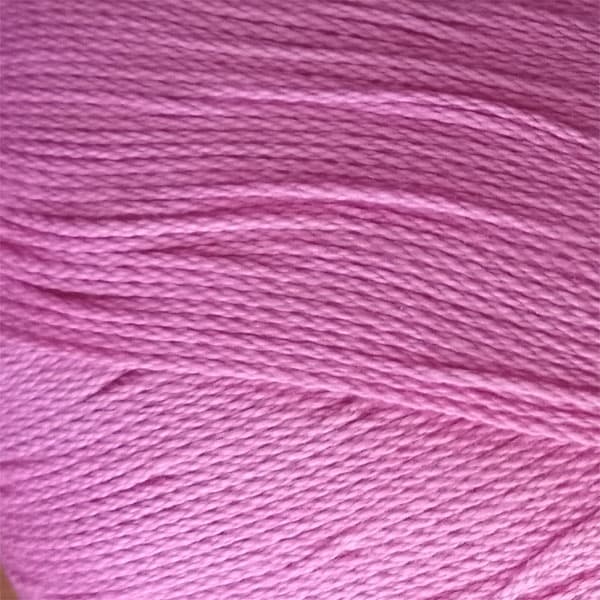 Merc. Cablé 12/6 Virkgarn Rosa Rosa one size