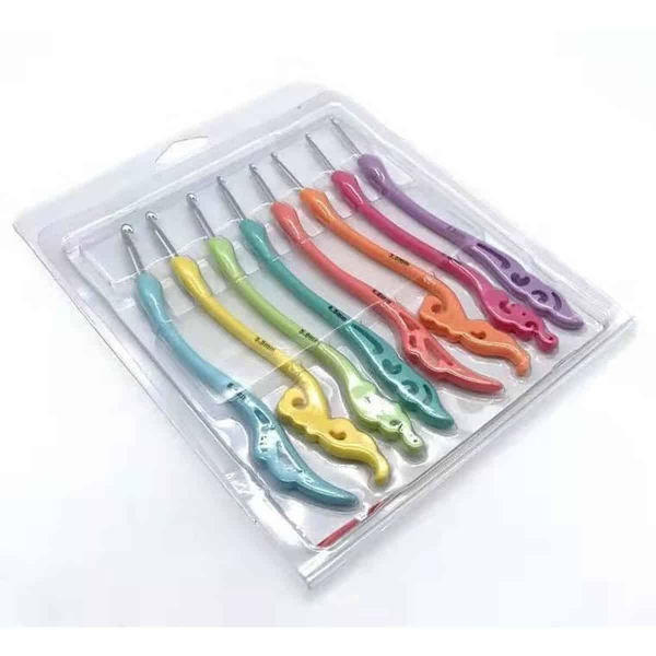 Set med 8 st. virknålar - Art handle