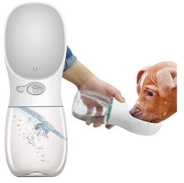 Vattenflaska för Hund / Hundflaska 350ml - Grön multifärg one size