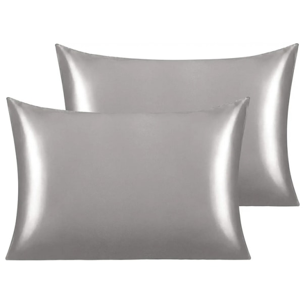 Satin örngott - Kuddfodral - 50 x 66cm - 2-pack Guld Guld