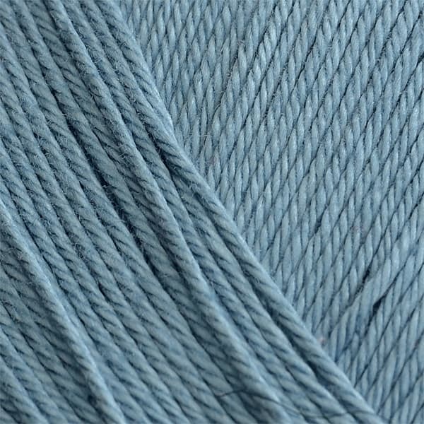 2 st. nystan Merc. 8/4 Virkgarn Jeansblå Denimblå one size