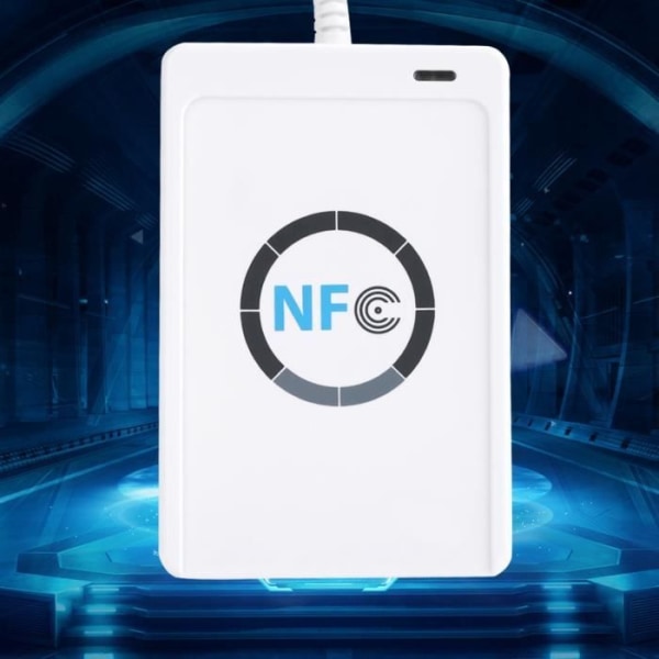 NFC RFID-läsare/skrivare ACR122U ISO 14443A/B + Gratis mjukvara i vit HEN