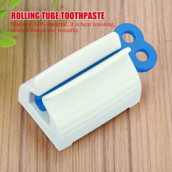 VBESTLIFE Rolling Toothpaste Tandpasta Squeezer Tandkrämsdispenserhållare Rolling Tube för badrum