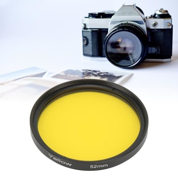 VBESTLIFE 52 mm gult fotolinsfilter - låg reflektivitet och ultralåg färggjutning