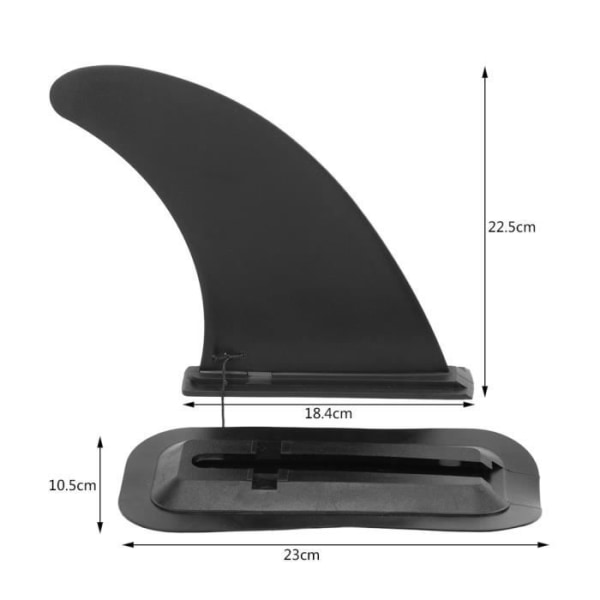 AYNEFY Long Board Centre Fin PVC Löstagbar Stand Up Paddle Board Surfbräda Long Center Fin