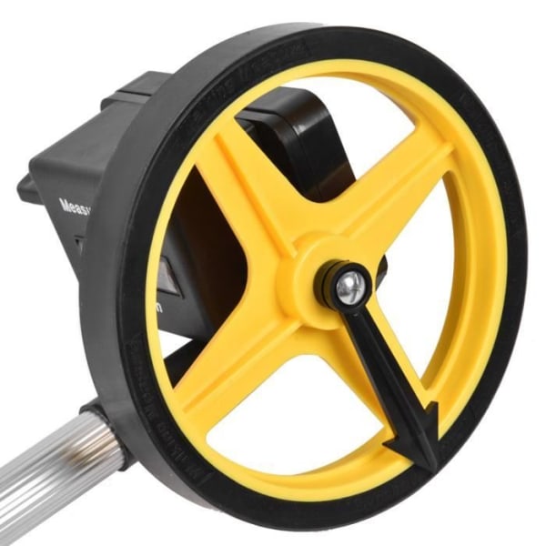 VBESTLIFE Mekaniskt mäthjul Bärbart mäthjul 0~9999,9m Multi-användning avståndsmätrulle (liten