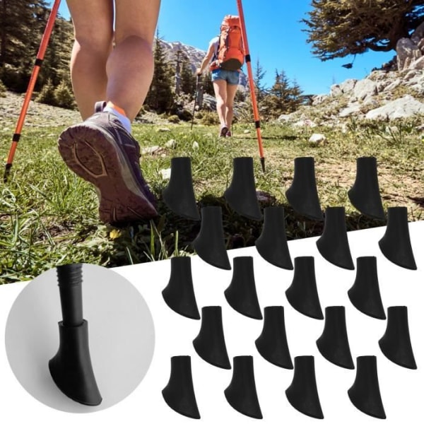 20st Outdoor Walking Pole Tips Protector Vandringsstavsspets för Vandring Pole-TIP