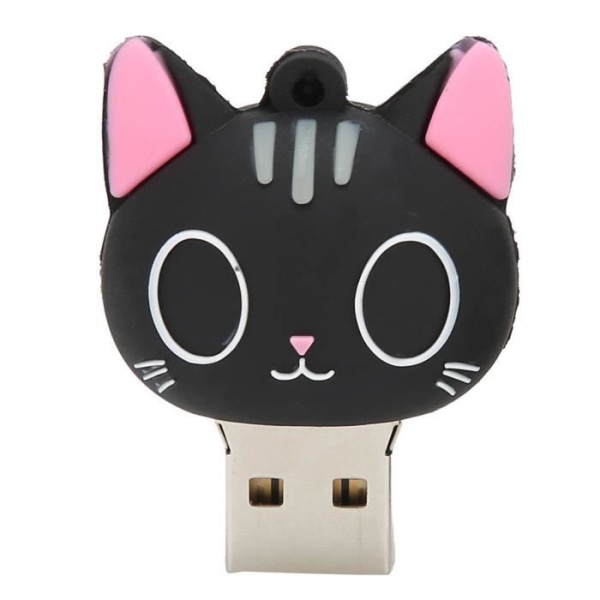 EJ.life USB Disk Tecknad Kattmönster USB Flash Drive Data Bild Musik Film Filer Lagring U Disk Present (64GB)