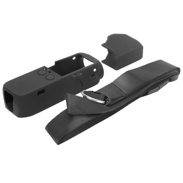 FHE Mini Kamerafodral Mini Silikon Skyddsfodral Kameralinsskydd med rem