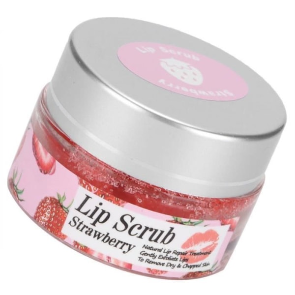 Cikonielf Lip Scrub Natural Mild Overnight Strawberry Lip Care Mask för torra, spruckna läppar