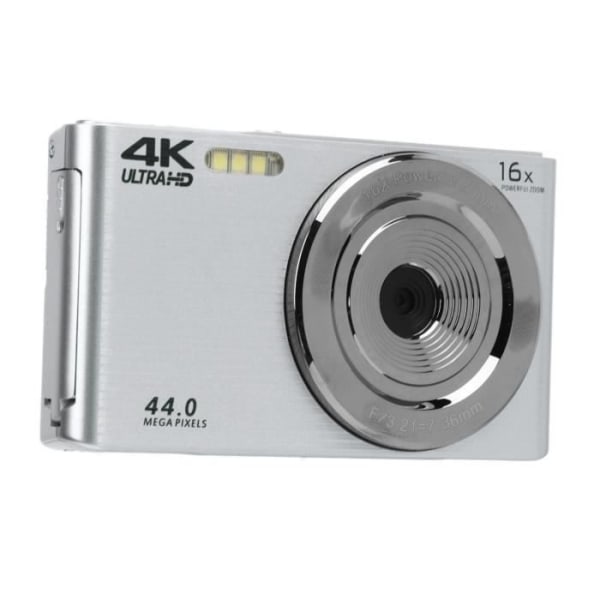 CEN HD-kamera Digitalkamera 16X Zoom 2,8 tums skärm 4K 44MP Stötsäkert plasthölje