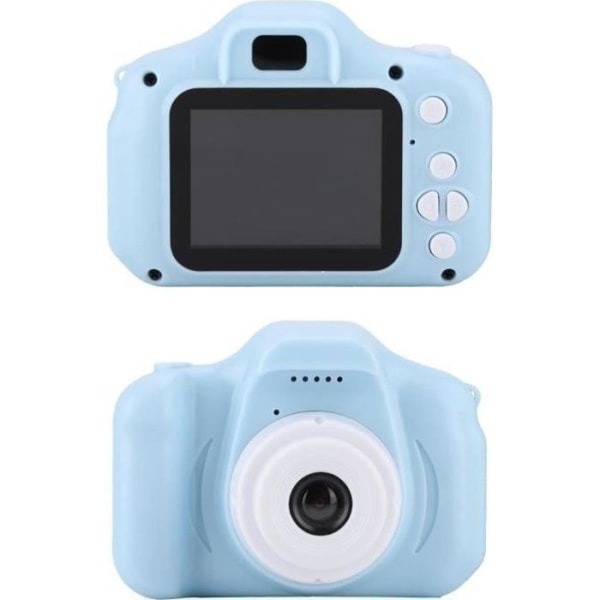 Xuyan 1080P HD digitalkamera för barn Mini Bärbar 2,0 tum IPS Färg IPS-skärm (blå)