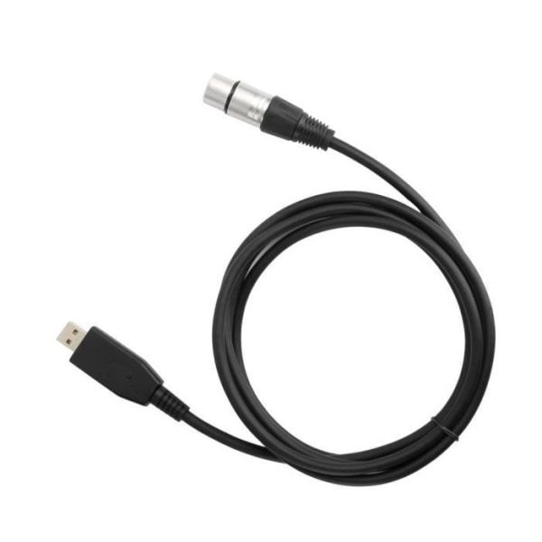 VBESTLIFE USB till XLR mikrofonkabel – Plug and Play – 93dB signal-brus-förhållande