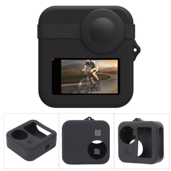 FHE Action Camera Case Silikonkamerafodral för Gopro Max, optiskt gummiskyddspaket