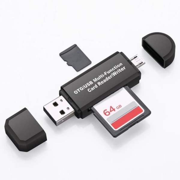 YOSOO kortläsare multifunktions OTG/USB kortläsare/skrivare för PC Micro SD/SD/TF och mobiltelefoner