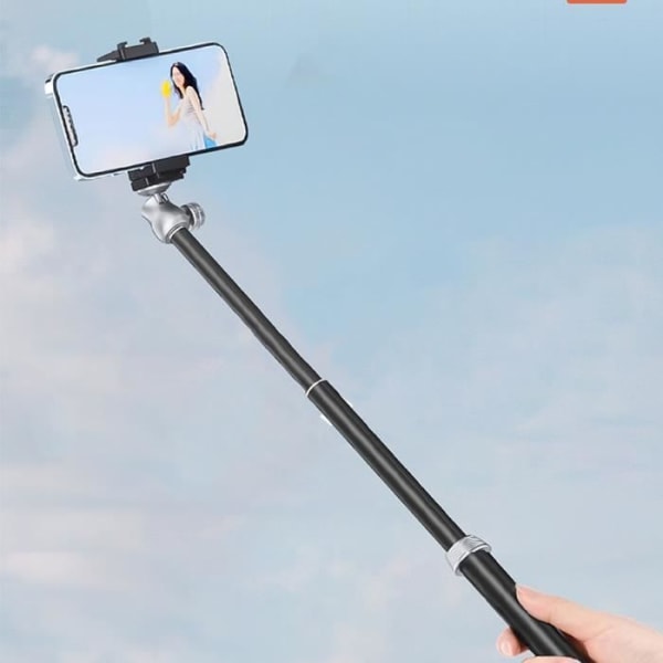 VBESTLIFE Mobiltelefonstativ 10,63 tums Selfie Stick-stativ, utdragbart stativ för fotostativ