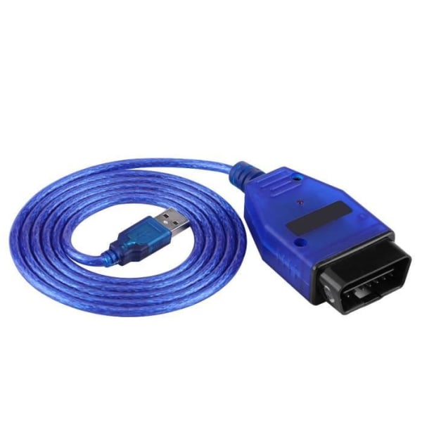 ARAMOX bil USB linbana OBD2 USB kabel skanner skannerverktyg för KKL 409.1 blå