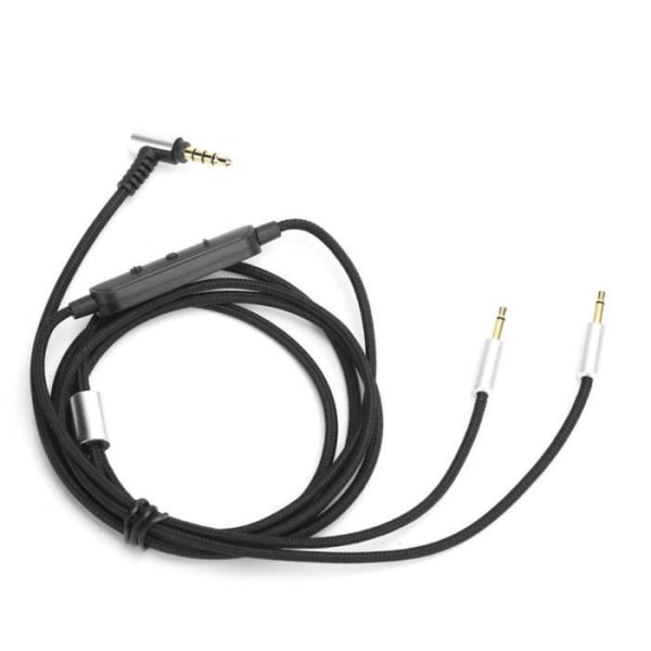 ARAMOX ljudkabel Hörlurskabel med trådkontroll Passar för Sennheiser HD202 HD497 HD447 HD212 pro EH250 EH350