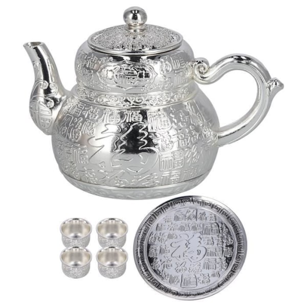 Cikonielf Turkish Coffee Pot Set Retro Tekanna Set Fint snidat Elegant Retro Mjukare linjer Set