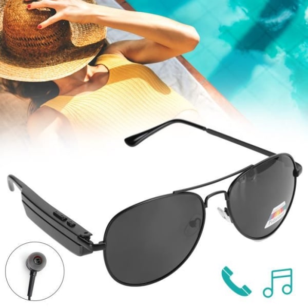 Smart Glasses Bluetooth 5.0 Audio Solglasögon Samtal Musik Audio Outdoor Headset Solglasögon