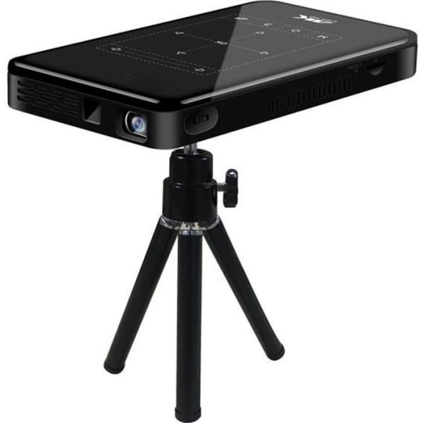 HD 3D DLP 4K Videoprojektor Cinema Overheadprojektor Android 6.0 - Svart - 854x480 - Livslängd 2000h