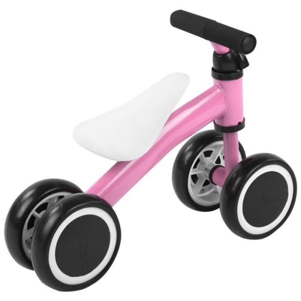 FHE - Balanscykel 1-3 år babybarncykel utan pedaler (rosa)-7457216652968