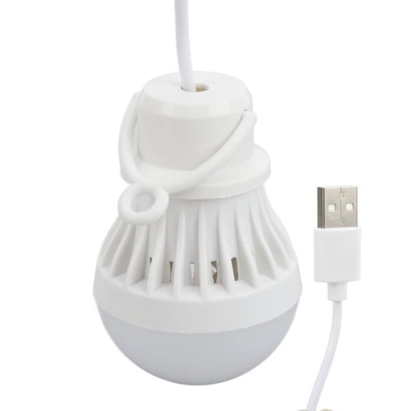 Zerone Lamp Bulb Camping LED-lampa Energisparande USB-lampa med krok för utomhustältvandring