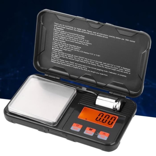 FHE-Digital Scale Mini Electronic Digital Pocket Scale, Portabel High Precision DIY LCD Display Heavy Duty)