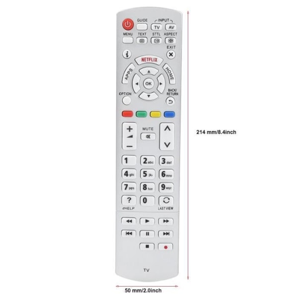 Universal Smart TV-fjärrkontroll för Panasonic TV -TIPS