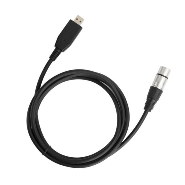 VBESTLIFE USB till XLR mikrofonkabel – Plug and Play – 93dB signal-brus-förhållande