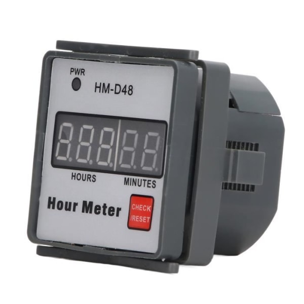 XIG - Hour Meter Digital Display 0‑999.99h Timer Hour Meter AC 220V