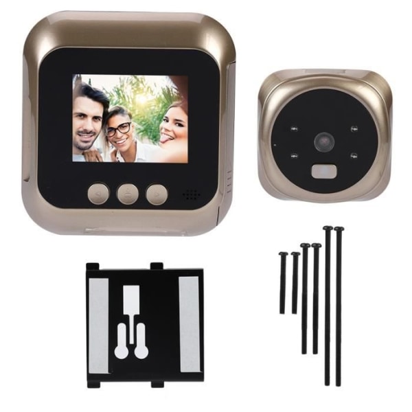 Smart Home Electronic Viewer, 2,4" skärmdörrklocka Säkerhetskamera HD-CHE